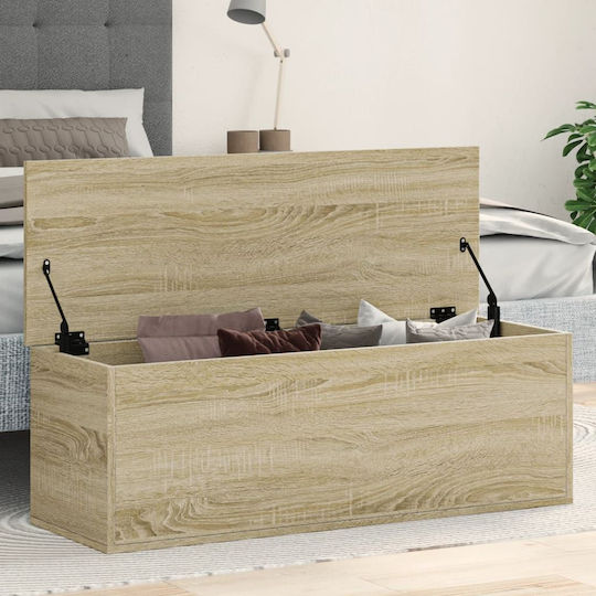vidaXL Dekorative Truhe Hölzernes Braun 102x35x35cm