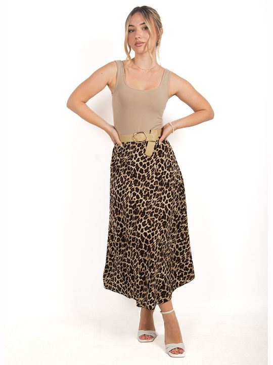 Ellen Skirt Leopard Leopard