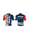 Kovanis Short Sleeves Cycling Jersey Blue