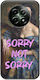 Vintage Lady Sorry Not Sorry Realme 12 5G Black TPU Black Silicone