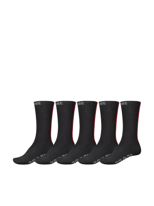 Globe Ανδρικές Κάλτσες Μαύρες 5Pack Globe Ανδρικές Κάλτσες Μαύρες 5Pack