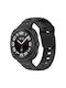 Techsuit W055 Λουράκι Σιλικόνης Μαύρο (Galaxy Watch Ultra / Ultra 2)