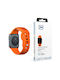 3MK Armband Silikon mit Pin Orange (Apple Watch 44/45/46mm/Ultra 49mm)