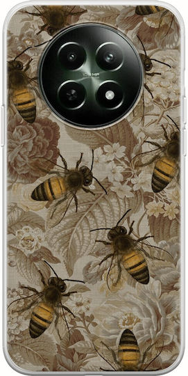 Bienen Realme 12x 5g Flexibles TPU Transparentes Silikon