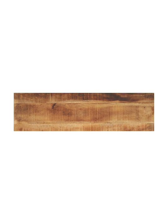 vidaXL Правоъгълена Повърхност на масата Масивно дърво Mango - Brown 110x30x2.5см 371298 1бр