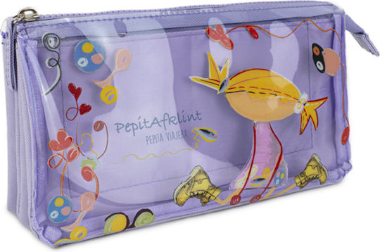 Pepita Viajera Penare Culoare Full Face Violet