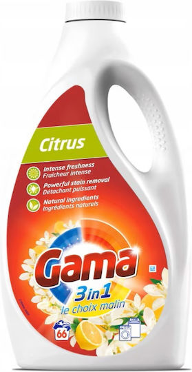 Gama Brands Συμπυκνωμένο Υγρό Απορρυπαντικό για Χρωματιστά Ρούχα (66 Μεζούρες)