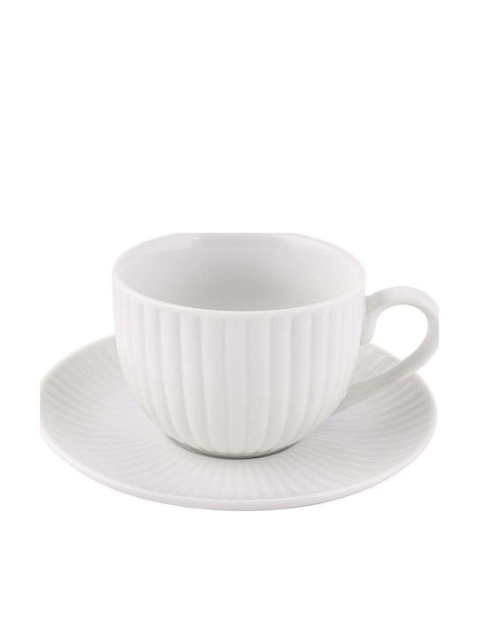 Oriana Ferelli Set of Cups Coffee Porcelain White 6pcs