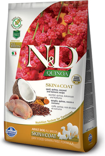 Farmina Quinoa 2.5kg Dry Food Grain-Free & Gluten-Free for Adult Dogs with Quail