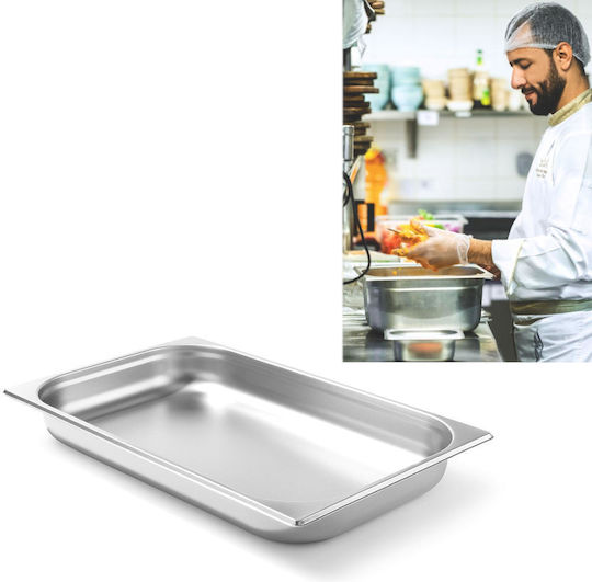 Hendi Σκεύος Gastronorm Ανοξείδωτο GN1/1 με Βάθος 65mm