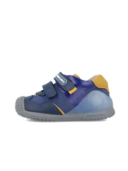 Biomecanics Kinder-Sneaker Hoch Blau