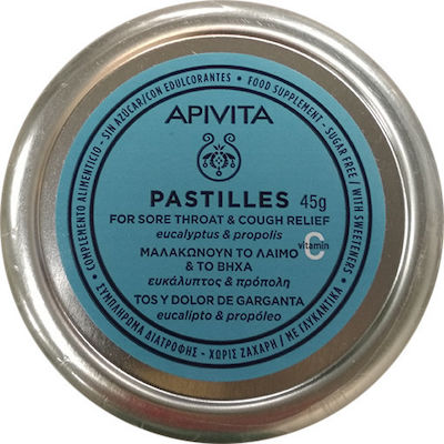 Apivita Pastilles Dropsuri Eucalipt și propolis 45gr