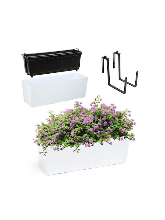 Kadax Planter Box in White Color 25401