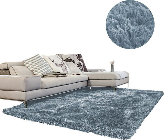 Thick Dense Soft Fluffy Living Room Shaggy Rug 160x200 Silverfur Universal