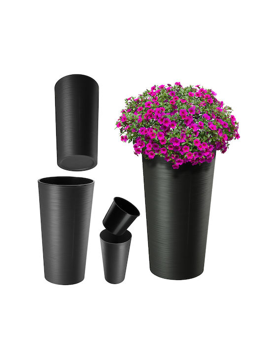 Kadax Flower Pot in Gray Color 33848