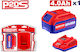 Emtop Battery Set Capacity 4Ah 20V with Charger