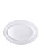 Oriana Ferelli Serving Platter Oval made of Porcelain White 25cm