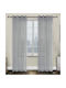 Vasilas Home Κουρτίνα με Τρουκς Γκρι 140x270εκ.