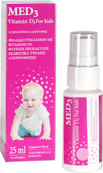 Starmel MED3 Βιταμίνη 400iu Φράουλα 25ml