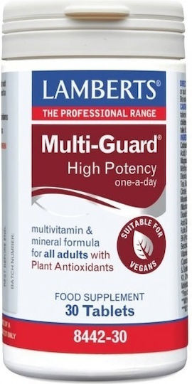 Lamberts Multi Guard High Potency Πολυβιταμίνη για Ενίσχυση του Ανοσοποιητικού 30 ταμπλέτες