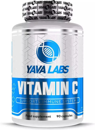 Yava Labs Vitamin C Vitamin for Immune System Boost, the Skin & Antioxidant Action 1000mg 90 caps