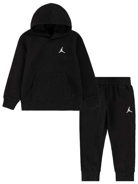 Jordan Παιδικό Σετ Φόρμας Μαύρο 2τμχ Essentials