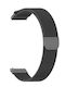 Wsshe Metallic Bracelet Black Mat 22mm