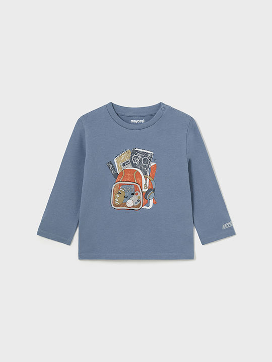 Mayoral Kids Blouse Long Sleeve grey