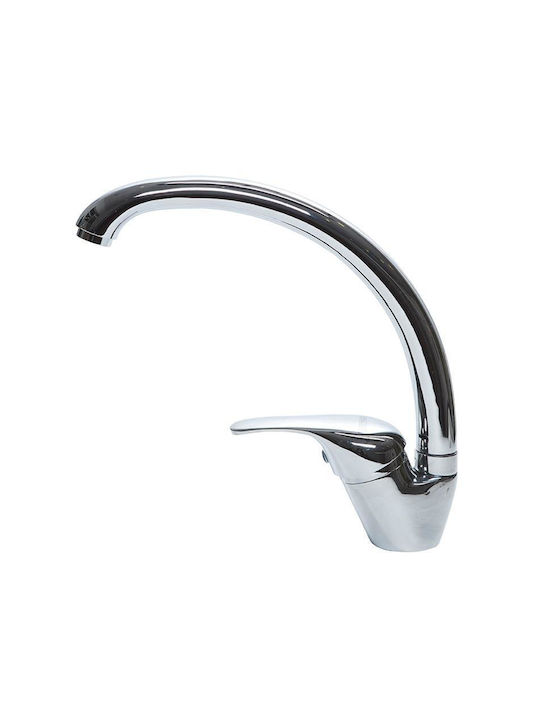 Lux Kitchen Faucet Counter Retractable Silver