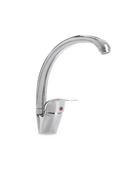 Lux Kitchen Faucet Counter Retractable Silver