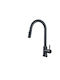 Kitchen Faucet Counter with Shower Black