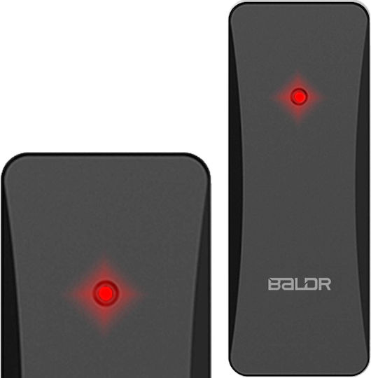 Baldr Безжична Метеорологична станция Цифров Настолен Черен
