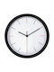 HAMA Wanduhr Schwarz Ø25cm