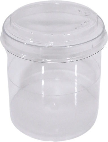 Tsepas Pack Set de 24 Plastic Pahare cu Capacitate 80ml Transparente cu capac