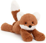 Jucărie de pluș Jellycat Smudge Fox, mărime medie-smg2f