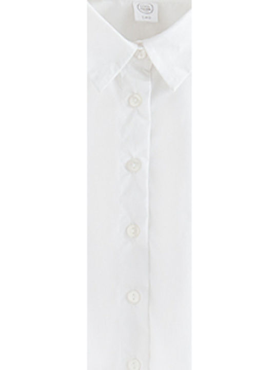 Kids Shirt Long Sleeve White