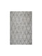 ArteLibre Fluffy 370b Rug Rectangular White Gray