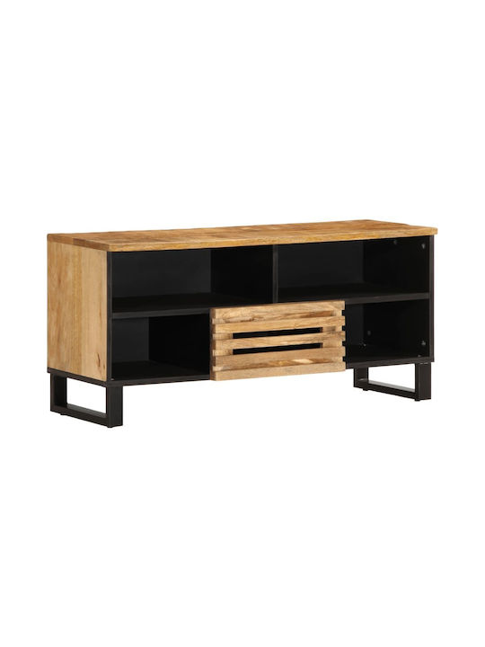 TV Stand from Metal & Solid Wood Coffee L100xW3...
