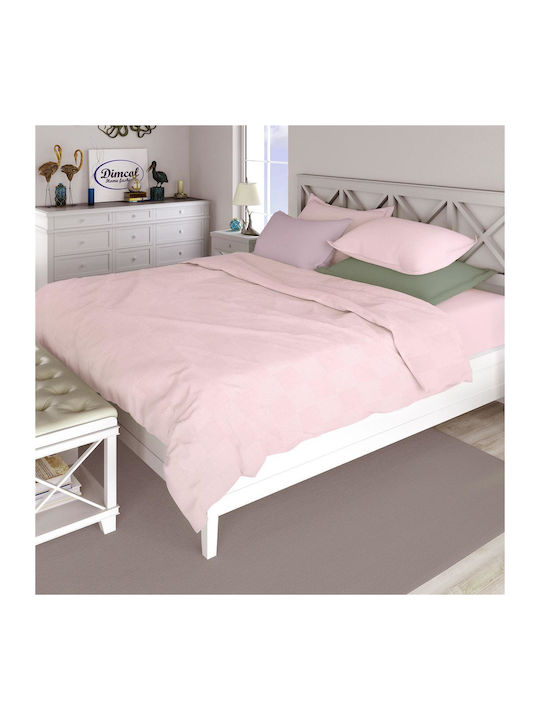 Dimcol Blanket Pique Queen 220x250cm. Pink