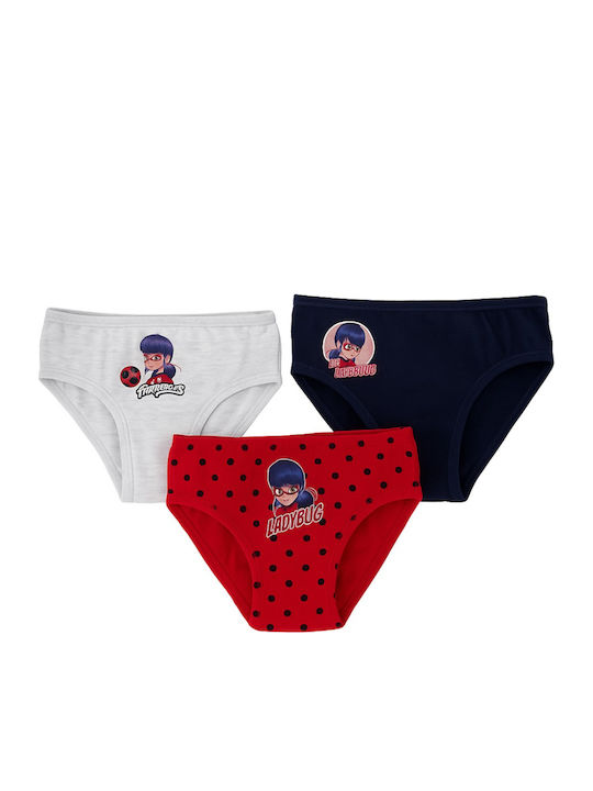 Disney Miraculous Kids' Set with Briefs Multicolored 3pcs