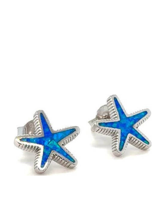 Drandakis Earrings made of Silver with Stones