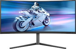 Philips Evnia 34M2C6500 Ultrawide QD-OLED HDR Curved Monitor 34" QHD 3440x1440 με Χρόνο Απόκρισης 0.03ms GTG