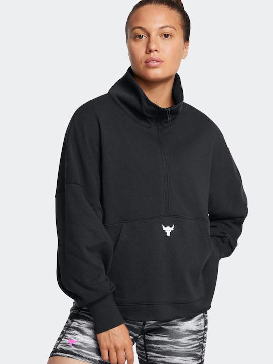 Project Rock Damen Sweatshirt Schwarz