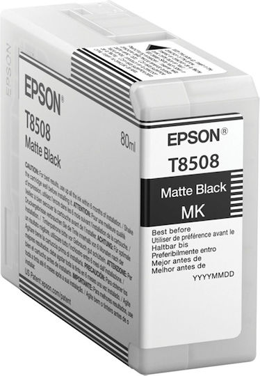 Epson T85080N Original Cerneală Imprimantă InkJet Negru mat / Negru (C13T85080N)