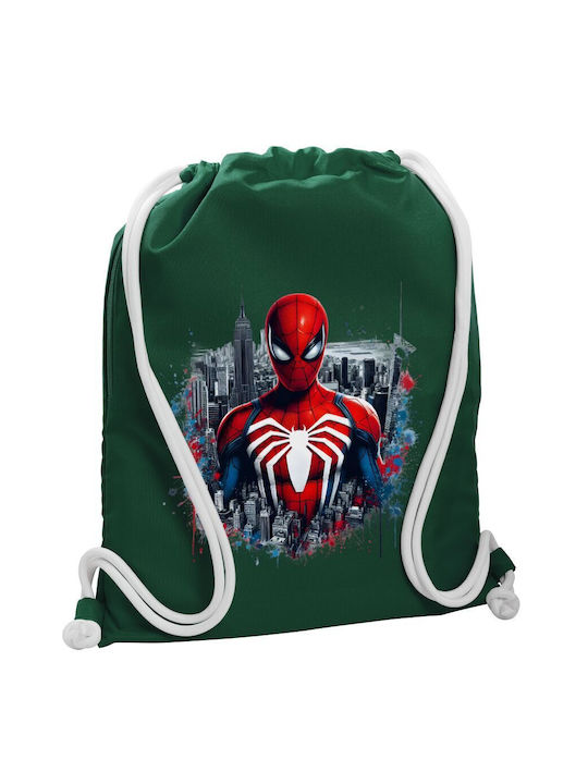 Koupakoupa Spiderman City Gym Backpack Green