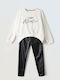 Kinder-Set mit Leggings Winter 2Stück White