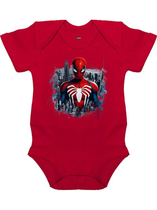 Koupakoupa Spiderman City Kurzärmelig Red