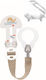 Mam Pacifier Ribbon Clip It! & Cover Made of Fa...