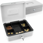 Bituxx Cash Box with Lock Gray