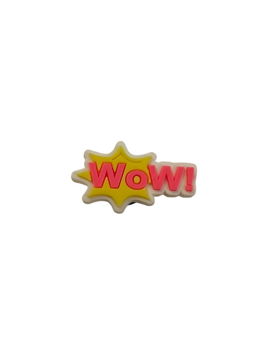 Crocs Shoe Decoration Accessories Logo Wow Design